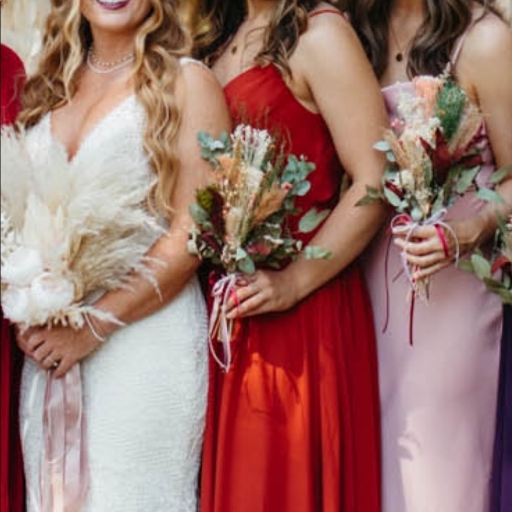Rust Bridesmaid Dress. Size 8.